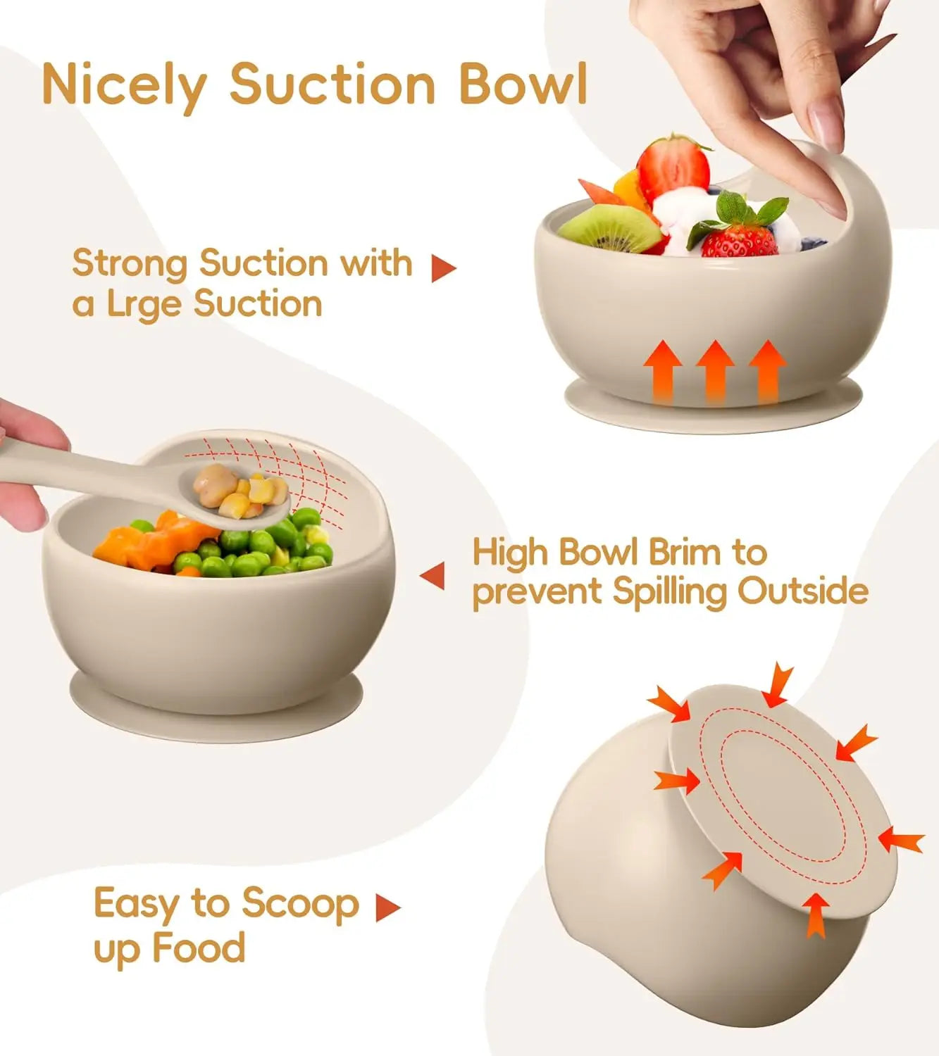 Silicone Baby Feeding Set