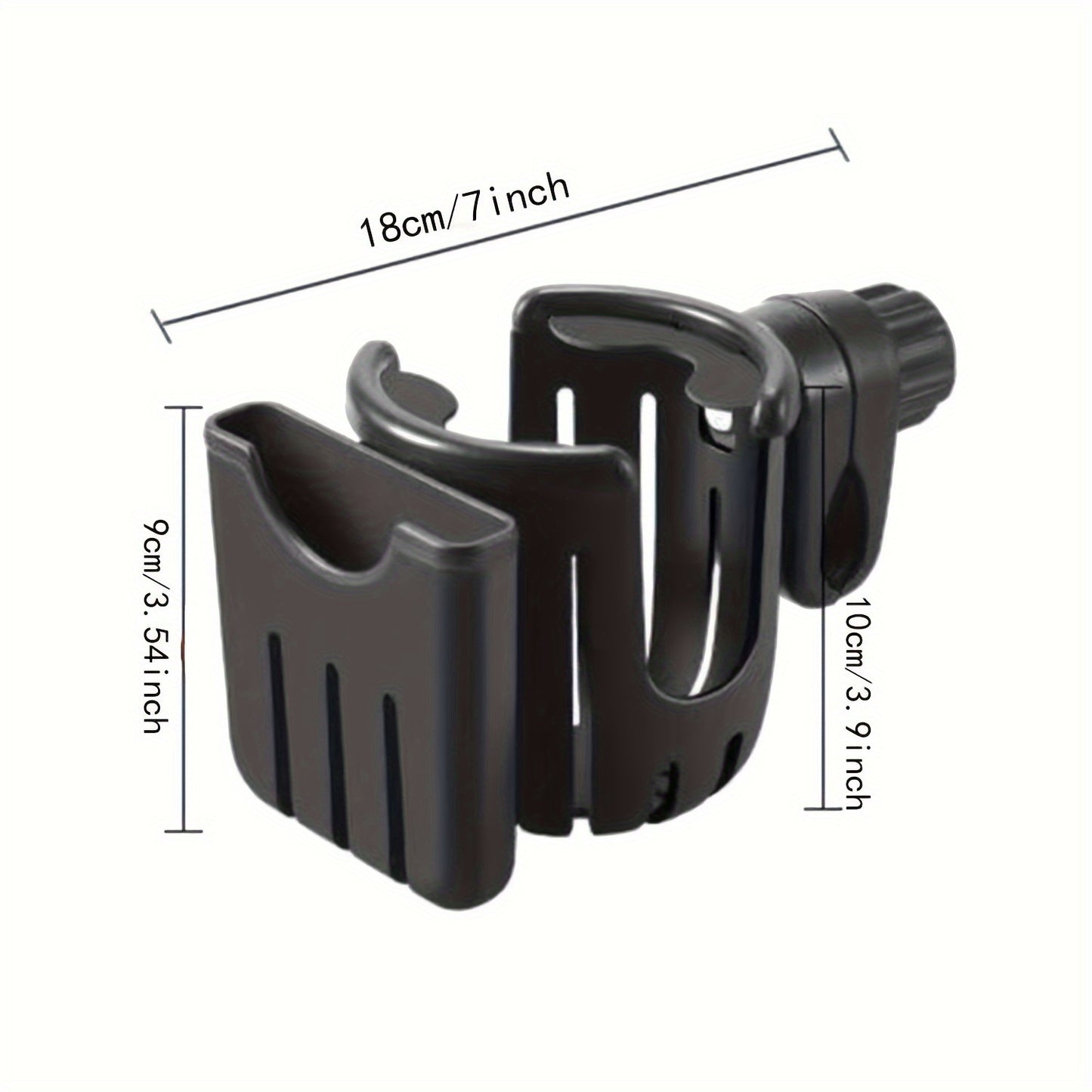 Universal Stroller Cup Holder with Phone Mount