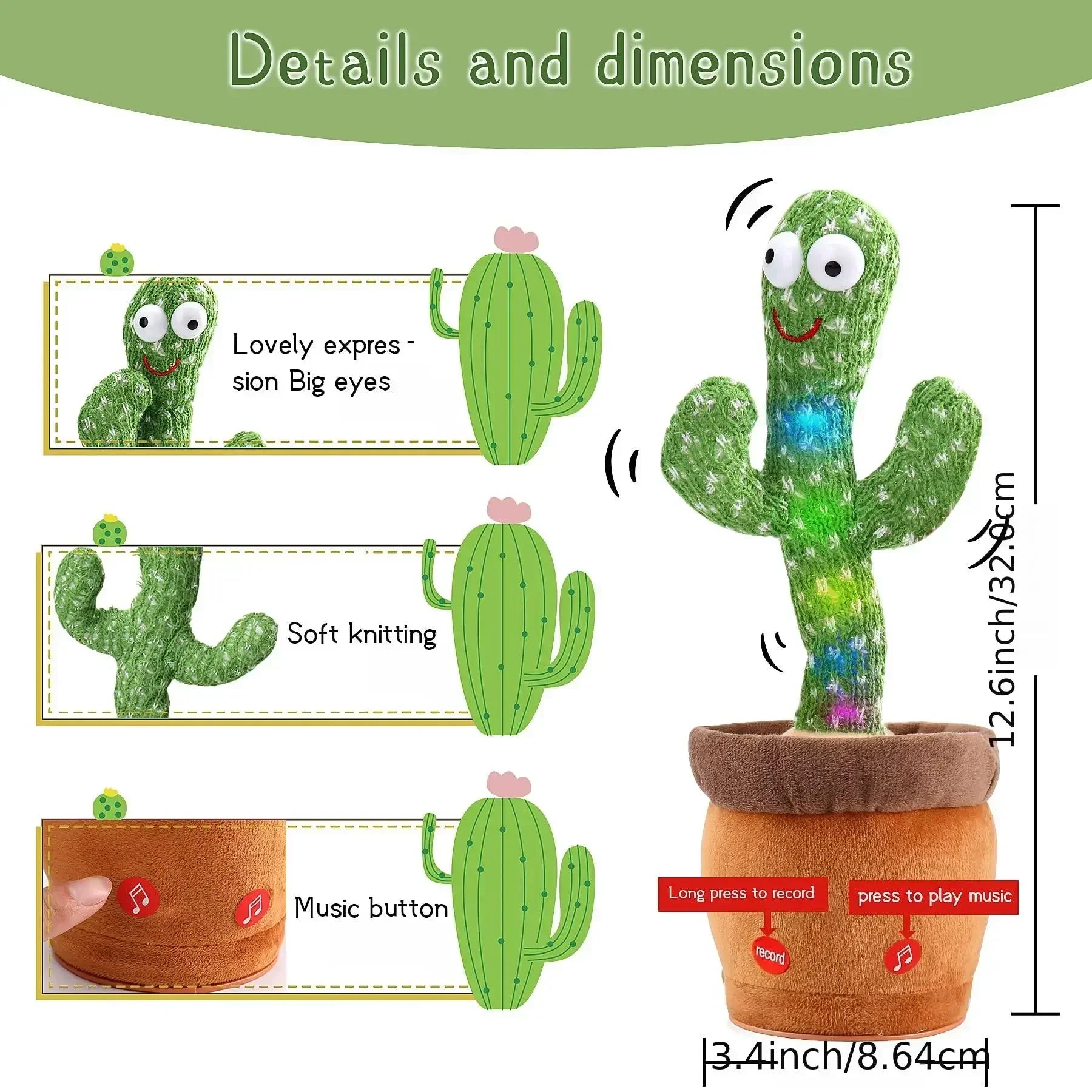 Updated Dancing & Talking Cactus - Just Fetched - Explore Our Fantastic Collection of Baby Products