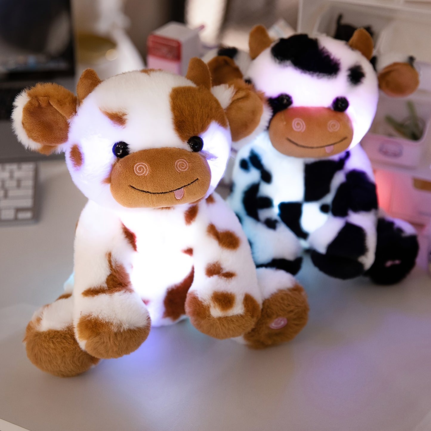 Adorable LED Cow