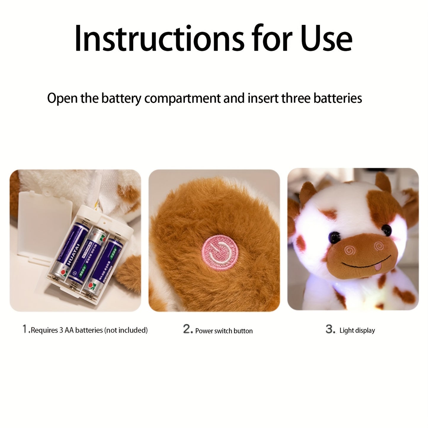 Adorable LED Cow